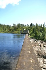 Image showing Old dam