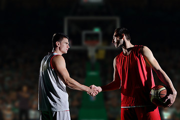 Image showing basketball player in action