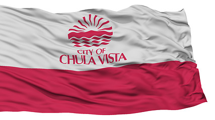 Image showing Isolated Chula Vista City Flag, United States of America