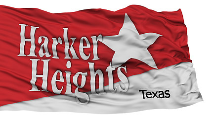 Image showing Isolated Harker Heights City Flag, United States of America