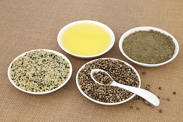 Image showing Natural Hemp Ingredients