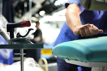 Image showing Ironing professional.