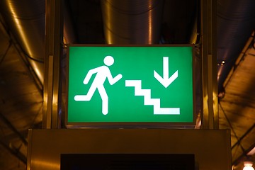 Image showing Emergency Exit Sign