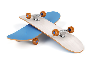 Image showing Skateboards