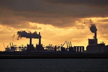 Image showing Smoking power plant