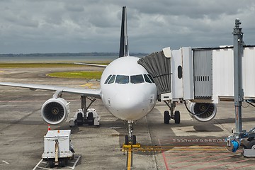 Image showing Airliner at an airport