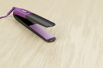 Image showing Hair straightener 