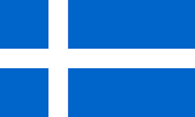 Image showing Colored flag of the Shetland Islands