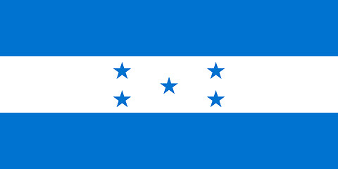 Image showing Colored flag of Honduras