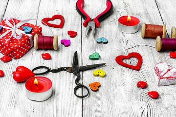 Image showing Crafts for Valentine's day