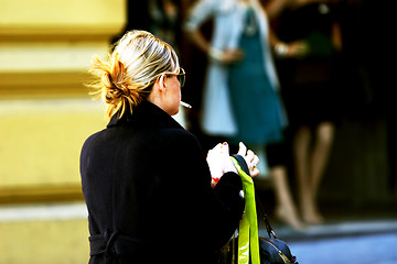 Image showing Shopping woman