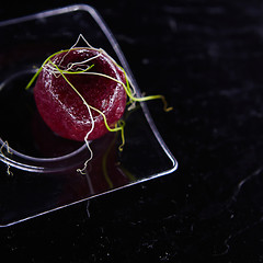 Image showing Appetizer of foie gras in jelly