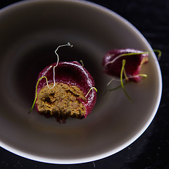 Image showing Appetizer of foie gras in jelly