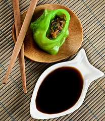 Image showing Vegetarian Yasai Dim Sum