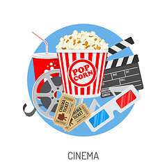 Image showing Cinema and Movie time