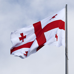 Image showing Flag of Georgia 