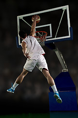 Image showing basketball player in action