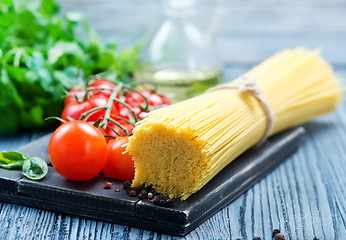 Image showing pasta and tomato