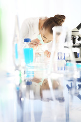 Image showing Analysis of the chemical composition of the sample