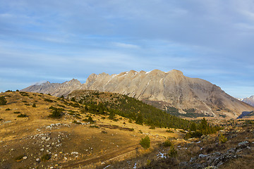 Image showing Mountain Without Snow in Winter