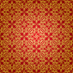 Image showing floral fancy repeat