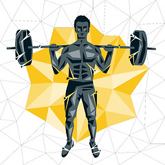 Image showing Geometric Crossfit concept