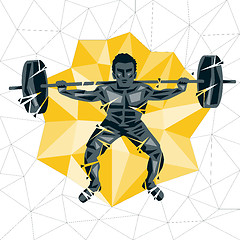 Image showing Geometric Crossfit concept