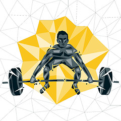 Image showing Geometric Crossfit concept