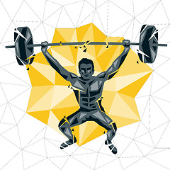 Image showing Geometric Crossfit concept