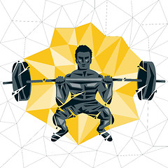 Image showing Geometric Crossfit concept