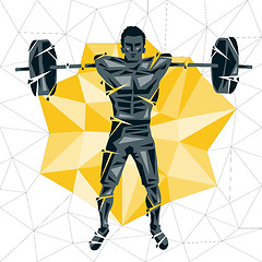 Image showing Geometric Crossfit concept