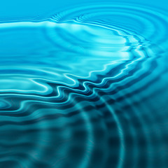 Image showing Blue liquid background