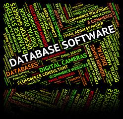 Image showing Database Software Means Softwares Freeware And Application