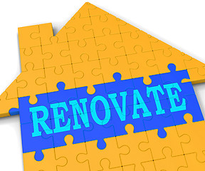 Image showing Renovate House Shows Improve And Construct