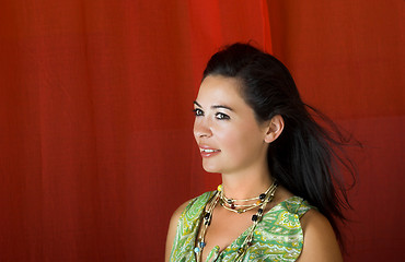 Image showing Beautiful young woman