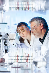 Image showing Health care researchers working in scientific laboratory.