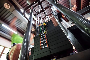 Image showing Upper traction gym machine