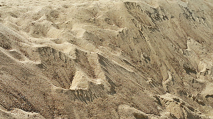 Image showing Texture sandy slope