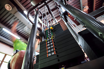 Image showing Upper traction gym machine