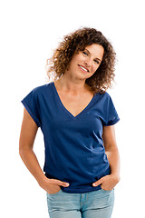 Image showing Happy mature woman