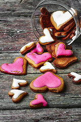Image showing Valentines day cookies