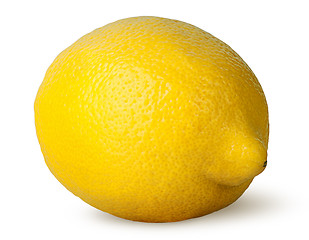 Image showing Ripe fresh lemon rotated