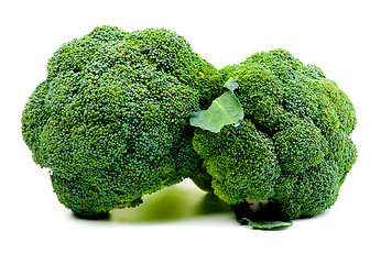 Image showing Two Raw Broccoli