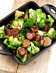 Image showing Homemade Stew with Broccoli