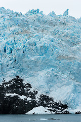 Image showing Glacier Ice Water Surface Marine Landscape Aquatic Wilderness