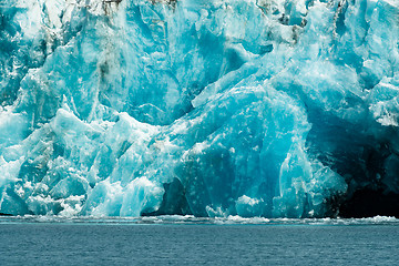 Image showing Glacier Ice Kenai Fjords Alaska United States