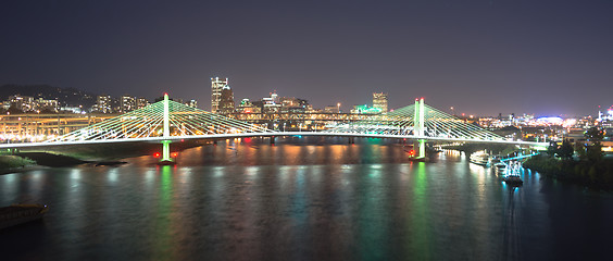 Image showing Tilikum Crossing Portland Oregon New Bridge Construction Willame