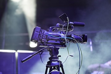 Image showing Cameraman at a concert