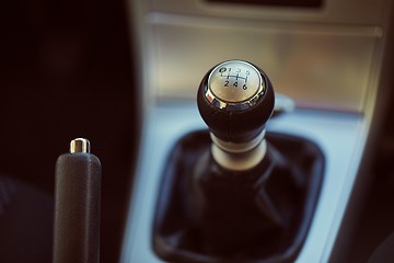 Image showing Manual gear stick