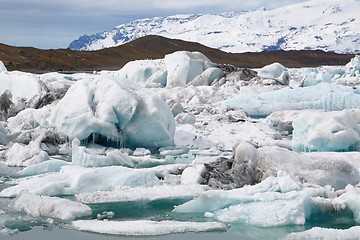 Image showing Glacial lake in Iceland